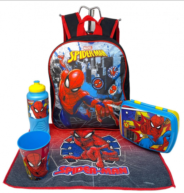Kit asilo 5 pezzi bimbo spiderman