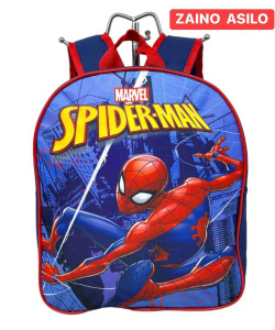ZAINO ASILO SPIDERMAN SCUOLA TEMPO LIBERO  30 CM