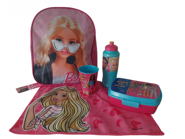 Set asilo 5 pezzi bimba Barbie