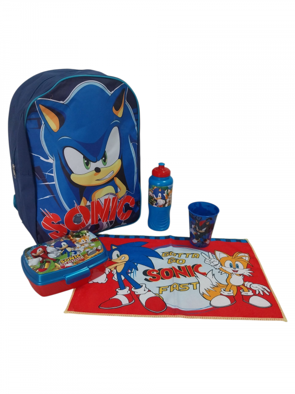 Set asilo 5 pezzi bimbo Sonic