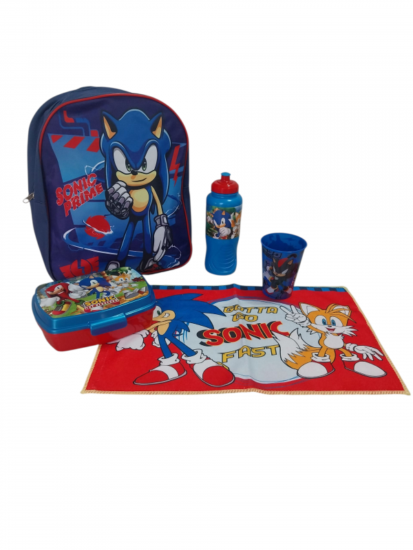 Set asilo 5 pezzi bimbo Sonic