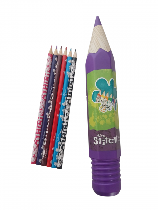 Tubo n6 matite colorate disney Stitch
