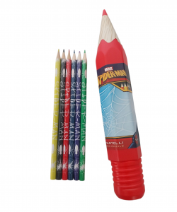 Tubo n6 matite colorate Spiderman