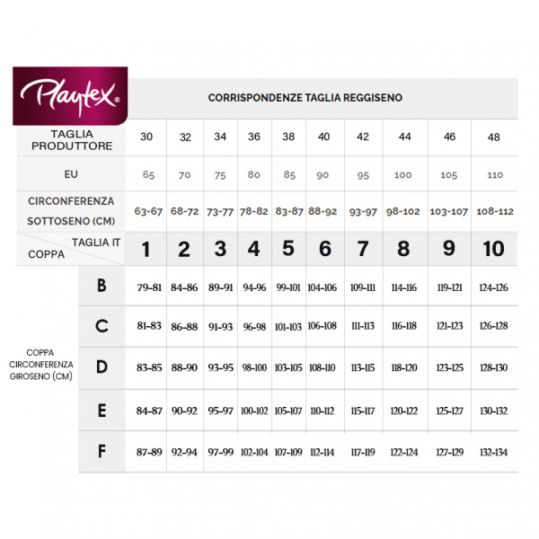 Reggiseno classico Playtex 165 coppa B - C - D - immagine 5