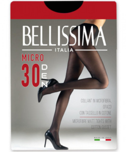 Collant donna bellissima micro 30 in microfibra
