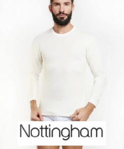 Maglia uomo lana cotone nottingham giricollo M/L art tl 18