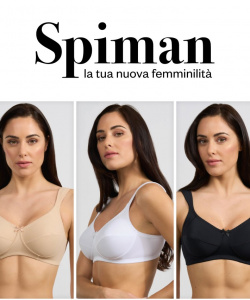 Reggiseno spiman contenitivo in tessuto elasticizzato senza ferretto art 281