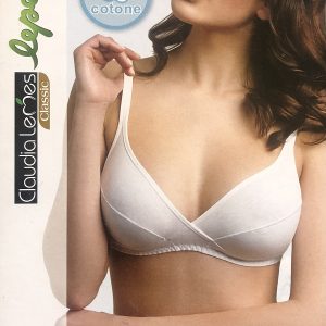 REGGISENO DONNA LEPEL ART ELETTRA IN COTONE CON INCROCIO - immagine 1