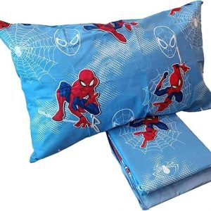 Completo lenzuola letto 1 piazza in cotone disney stampa spiderman - immagine 3