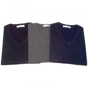 Maglia uomo nottingham in caldo cotone scollo a v, mezza manica art pop - immagine 4