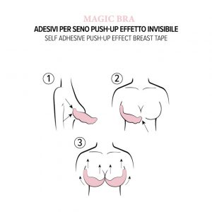 Coppe adesive push up Love and bra invisible bra - immagine 4