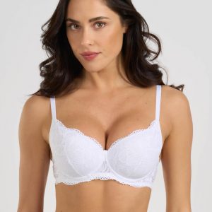 Reggiseno spiman con leggera imbottitura e pizzo coppa b art noemi - immagine 1