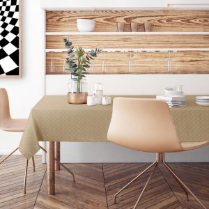 Tovaglia antimacchia quadrotta x12/x6 posti art scaccomatto zambetti - immagine 3