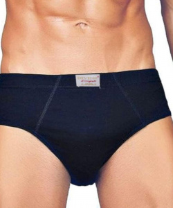 Slip uomo classico divino col. nero e assortito art 76 in cotone mercerizzato N.3 PEZZI