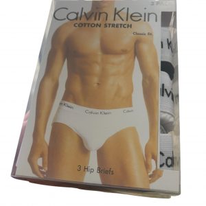 Slip uomo tripack calvin klein in cotone elasticizzato - immagine 2