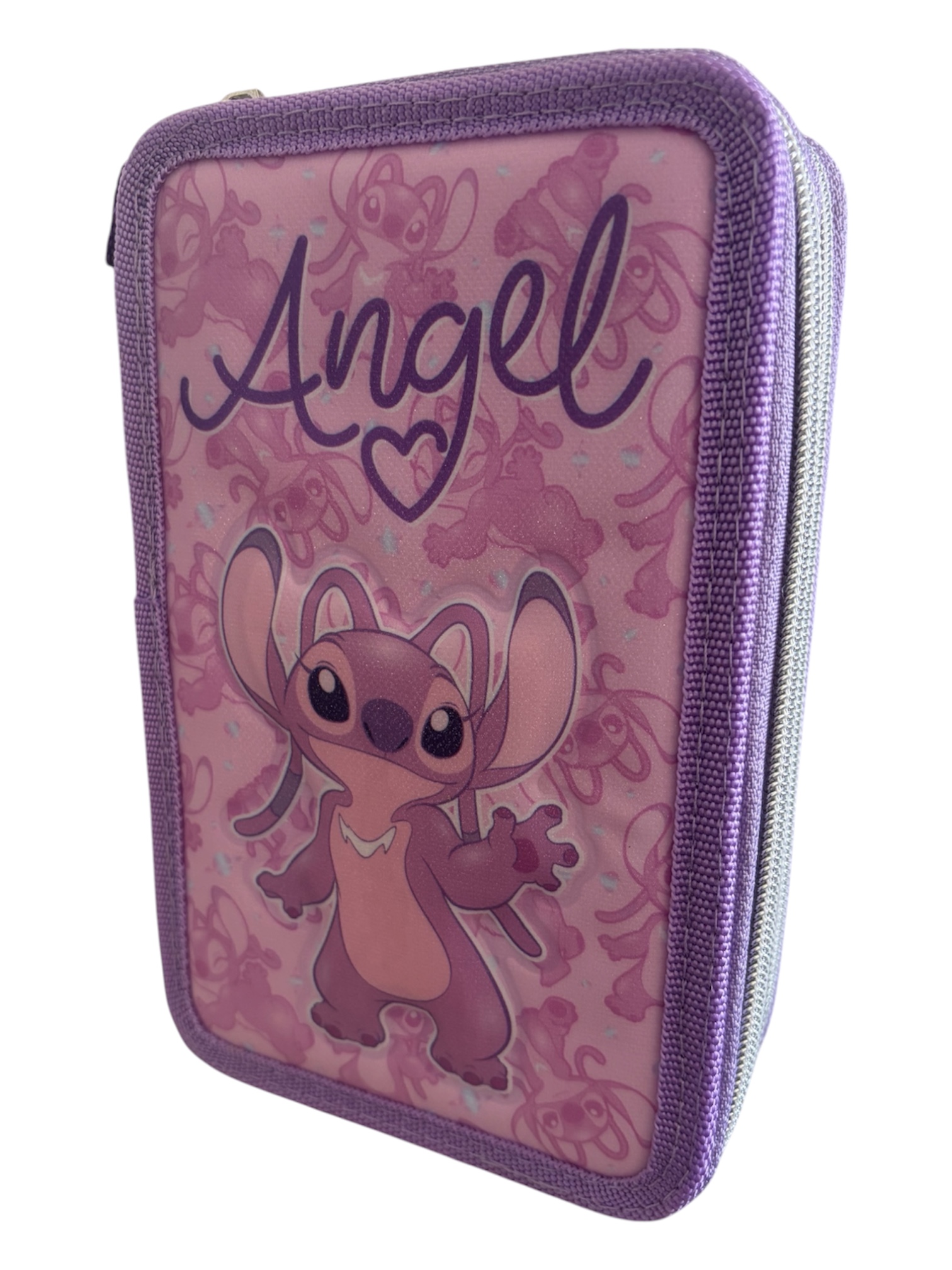 ASTUCCIO 3 ZIP SCUOLA DIS. STITCH ANGEL MULTISCOMPARTO COLORI GIOTTO