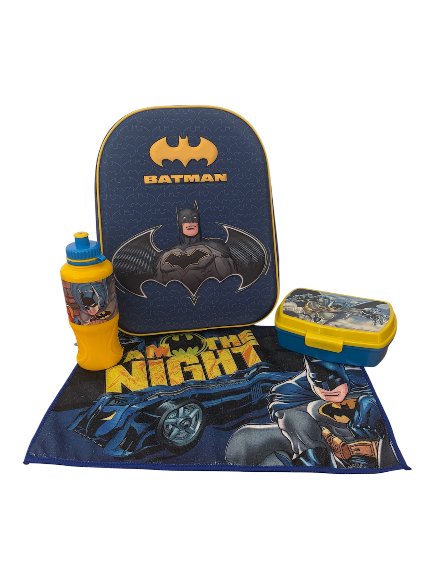 Set 4 pezzi asilo bambino personaggio batman