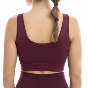 Top donna bellissima scrunch senza cuciture - immagine 3